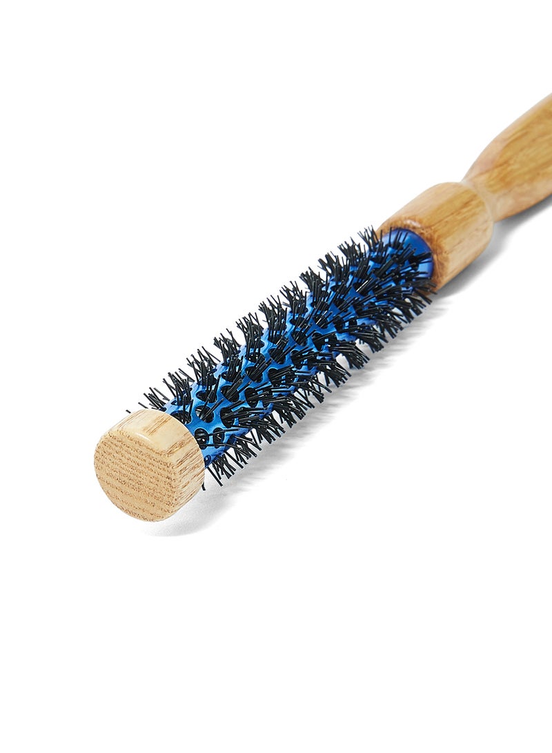3ME MAESTRI Triangle Natural Handle Bristle Brush Blue/Black/Beige 40grams  - Image 2