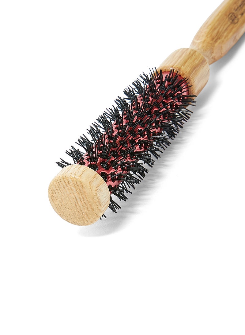 3ME MAESTRI Triangle Natural Handle Bristle Brush Black/Beige 45grams  - Image 2