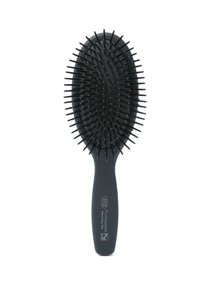 3ME MAESTRI Soft Touch Oval Pneumatic Brush Black/White  - Image 1
