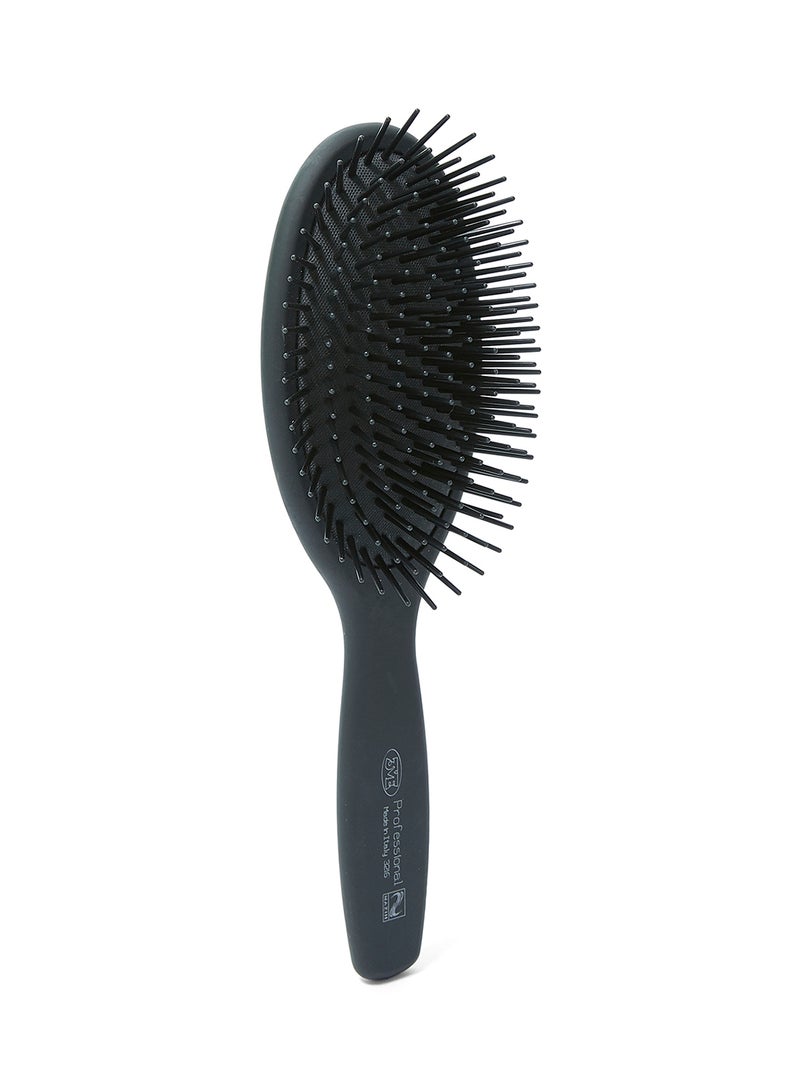 3ME MAESTRI Soft Touch Oval Pneumatic Brush Black/White  - Image 2