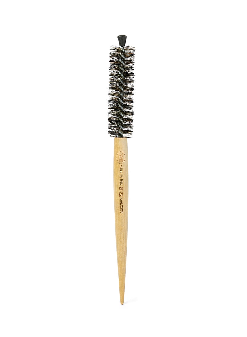 3ME MAESTRI Scovoli Natural Handle Bristle Brush Black/Beige 20grams  - Image 1