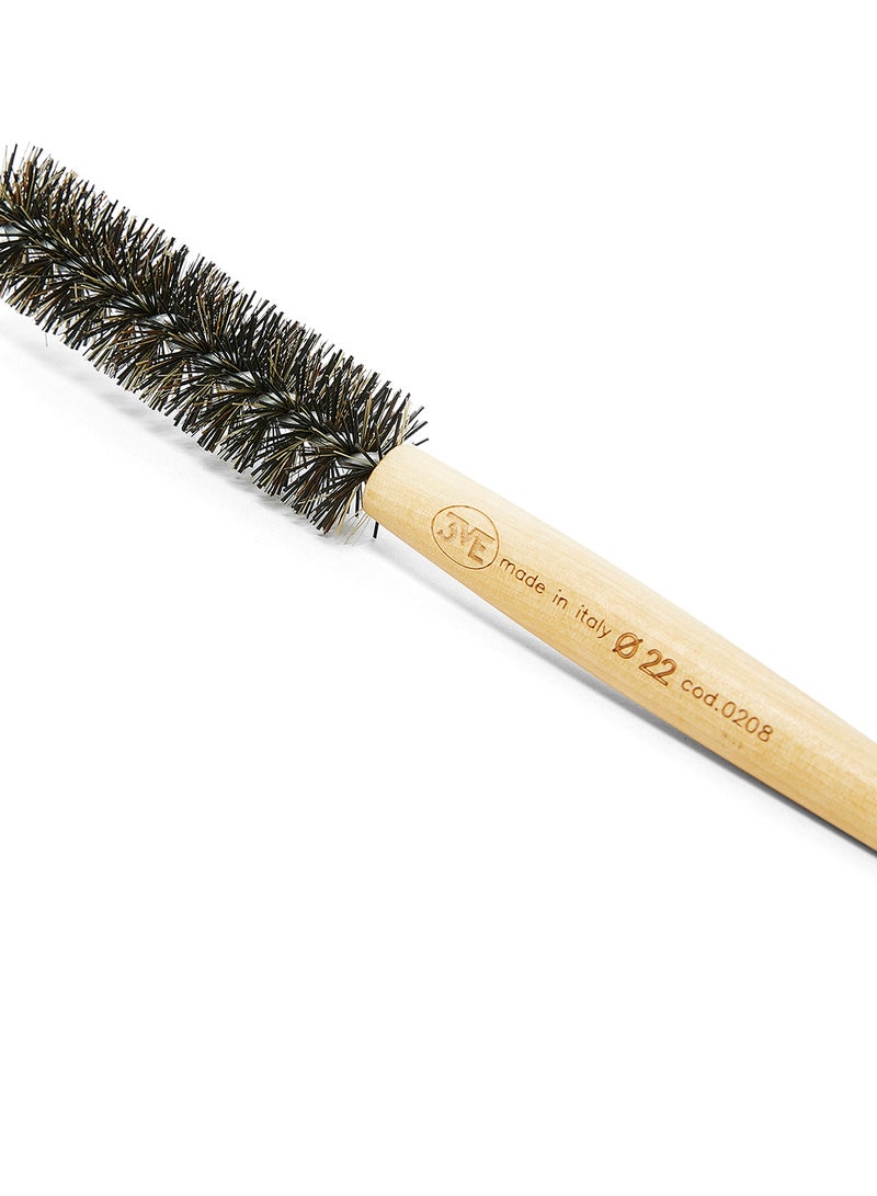 3ME MAESTRI Scovoli Natural Handle Bristle Brush Black/Beige 20grams  - Image 3