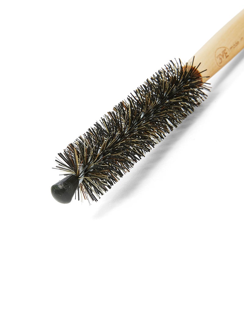 3ME MAESTRI Scovoli Natural Handle Bristle Brush Black/Beige 20grams  - Image 2