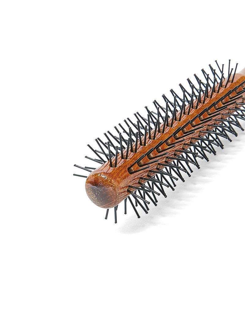 3ME MAESTRI Quadra Natural Handle Bristle Brush Black/Brown 35grams  - Image 2