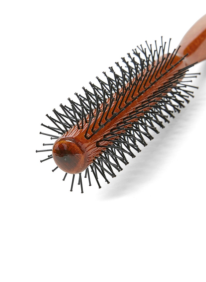 3ME MAESTRI Quadra Natural Handle Bristle Brush Black/Brown 40grams  - Image 2