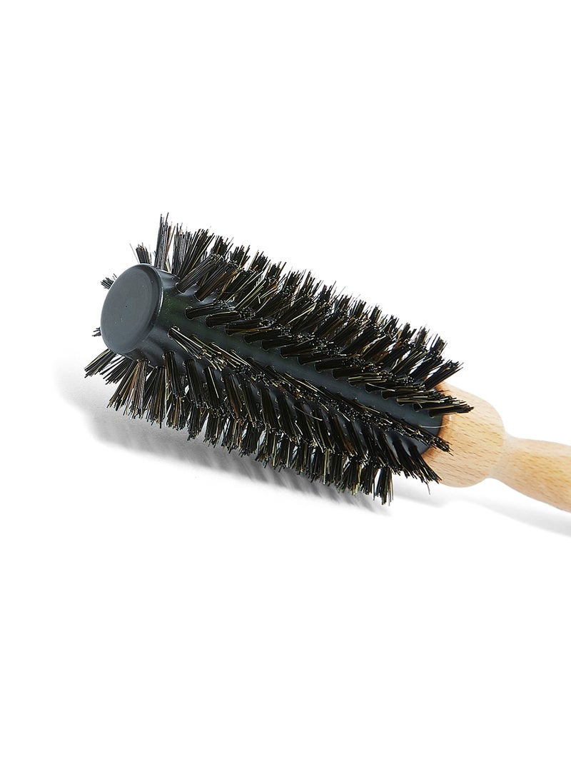 3ME مايستري فرشاة شعر أسطوانية التصميم أسود/ بيج/ فضي 75جرام - Image 2