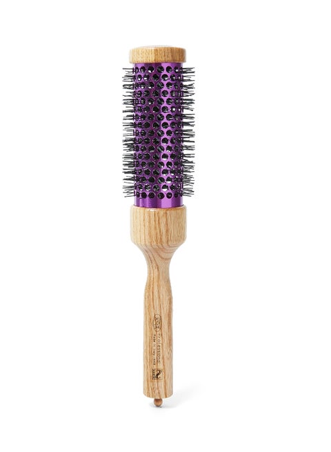 Triangle Natural Handle Bristle Brush Pink/Black/Beige 100grams
