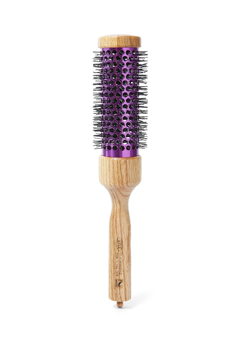 3ME MAESTRI Triangle Natural Handle Bristle Brush Pink/Black/Beige 100grams  - Image 1