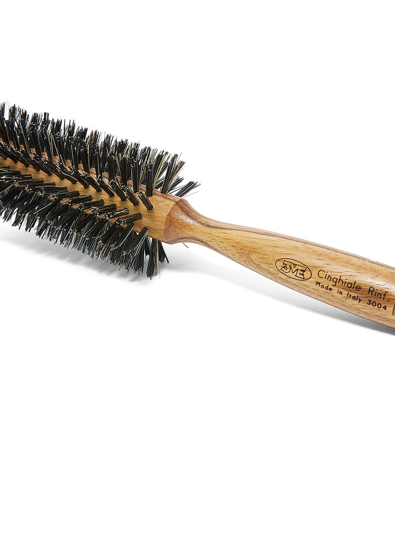 3ME MAESTRI Essence Natural Handle Bristle Brush Black/Brown 55grams  - Image 3