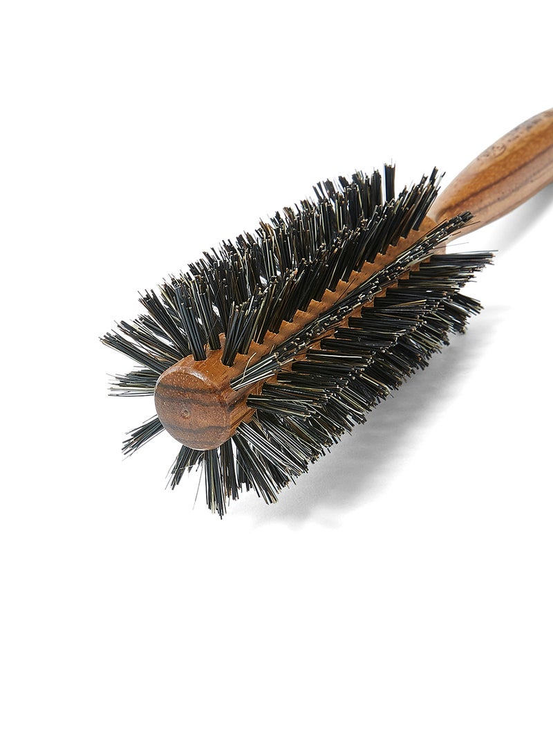 3ME MAESTRI Essence Natural Handle Bristle Brush Black/Brown 55grams  - Image 2
