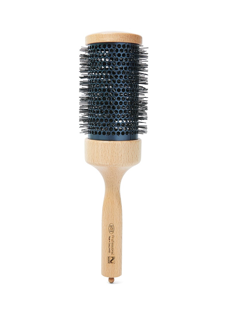 3ME MAESTRI Triangle Natural Handle Brush Black/Silver/Beige 130grams  - Image 1