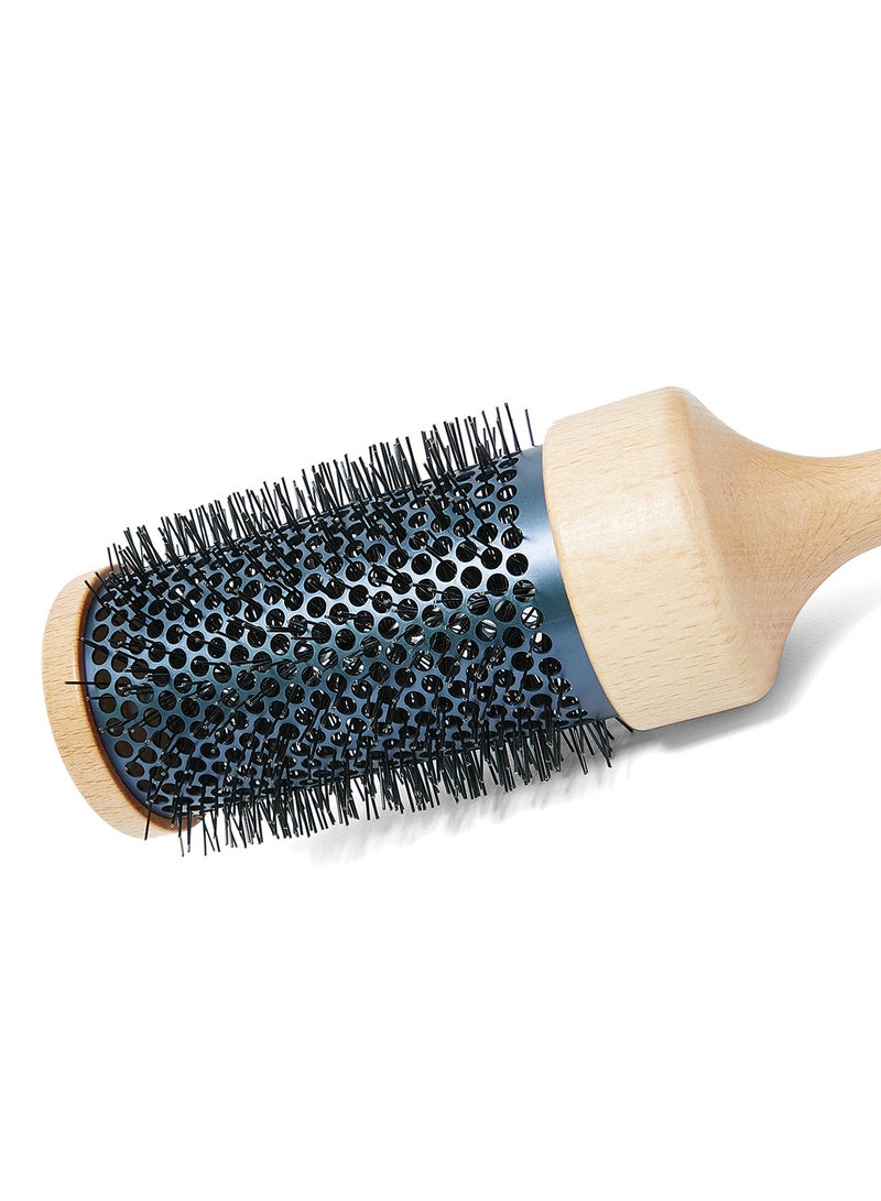 3ME MAESTRI Triangle Natural Handle Brush Black/Silver/Beige 130grams  - Image 2