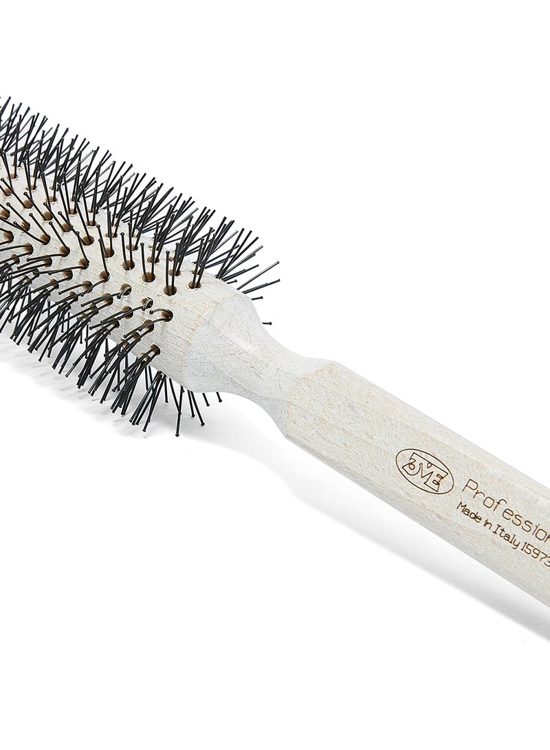 3ME مايستري فرشاة شامبيون بمقبض طبيعي أسود/ أبيض 55جرام - Image 3