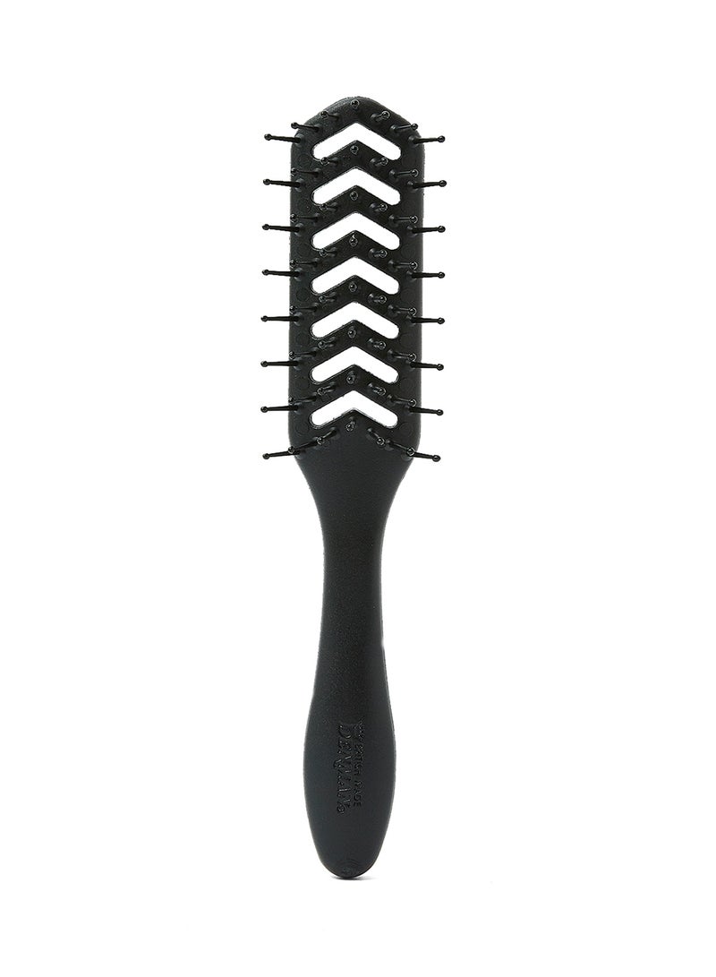 DENMAN Hyflex Vent Brush Black/White - Image 1