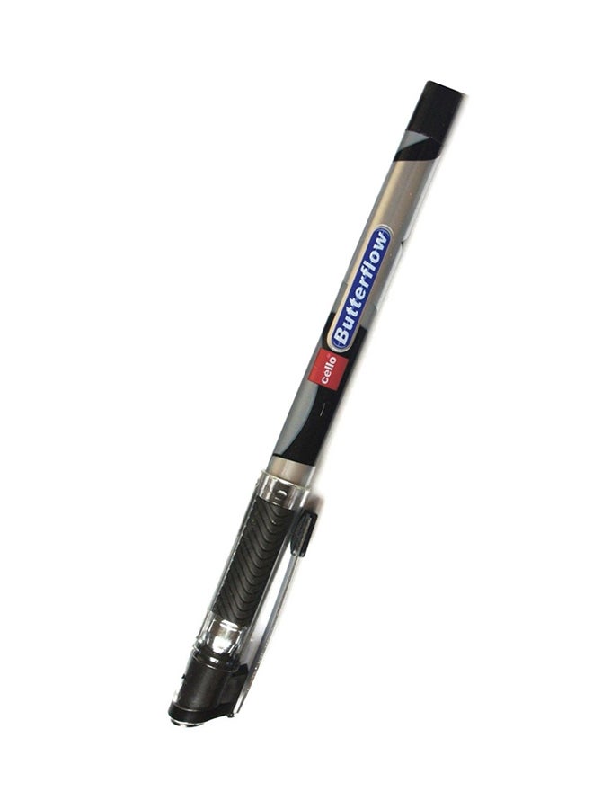 Cello Butterflow Pen Black Cello Smooth Ink Butterflow Ball Pen