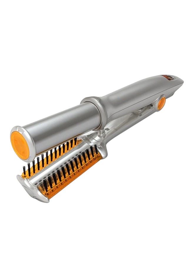 BOOBEAUTY Dual-Use Hair Curling Iron Silver/Yellow