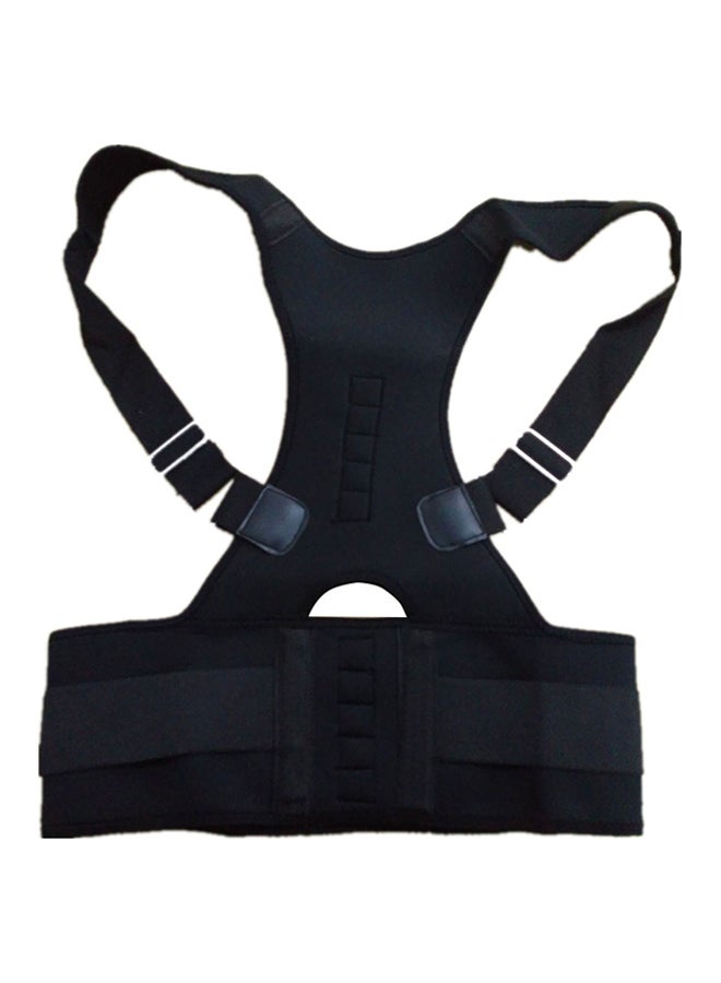 BOOBEAUTY Adjustable Shoulder Back Brace Posture Correction Belt Black M  - Image 1