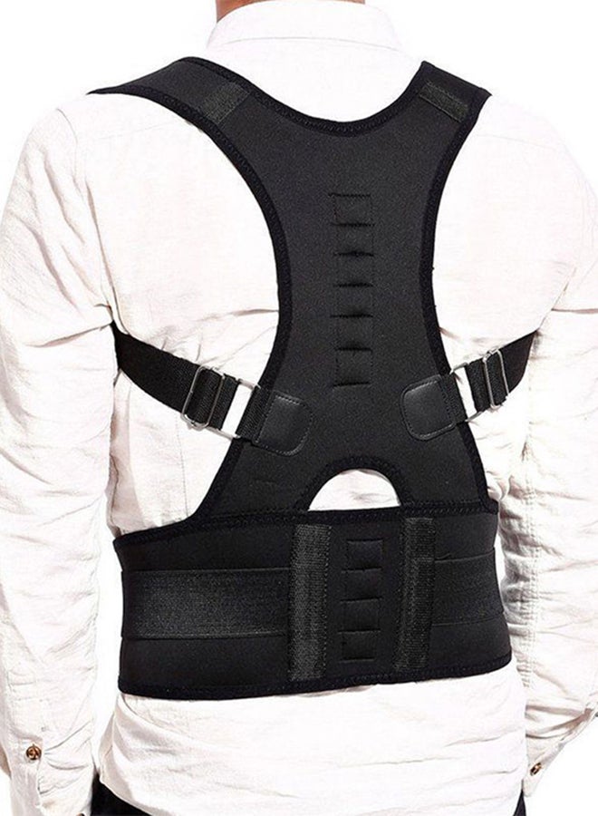 BOOBEAUTY - Adjustable Shoulder Back Brace Posture Correction Belt Black S - Image 1