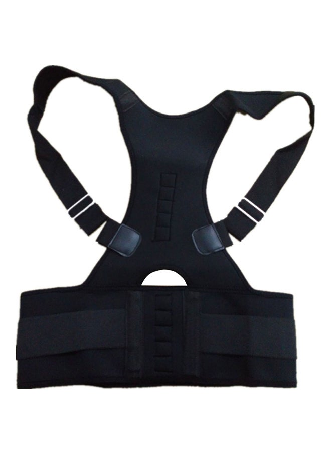 BOOBEAUTY Adjustable Shoulder Clavicle Brace Back Posture Correction Belt Black XXL  - Image 1