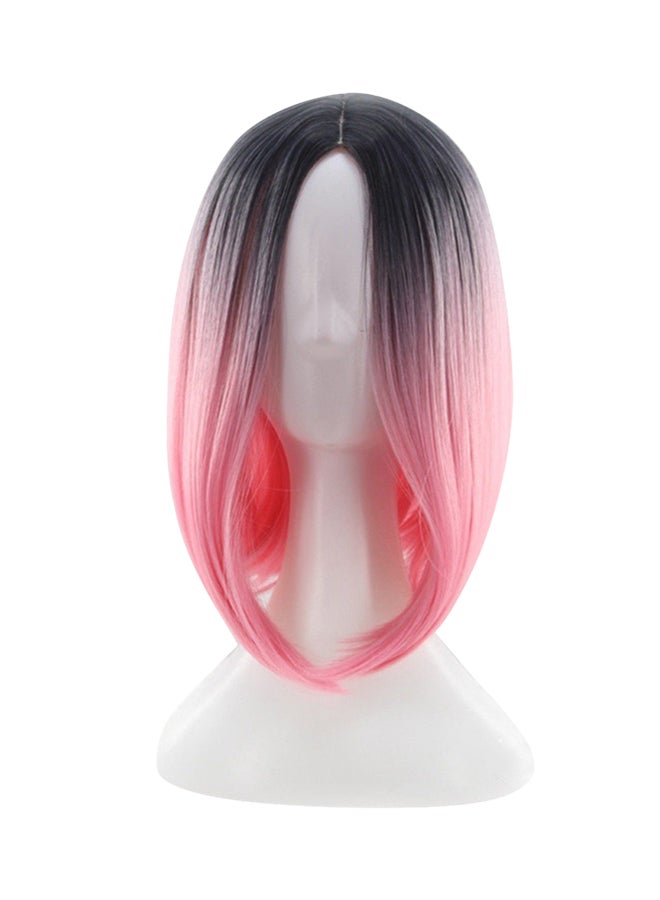 BOOBEAUTY Two-Tone Gradient Hair Wig Pink 