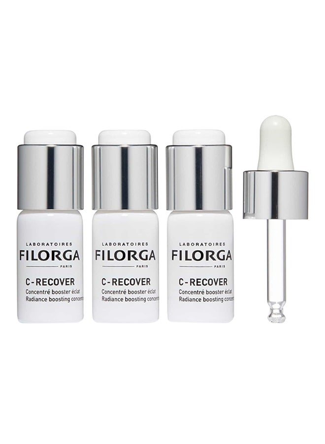 Filorga 3 Vials - C-Recover Anti-Fatigue Radiance Concentrate 10ml - Image 1