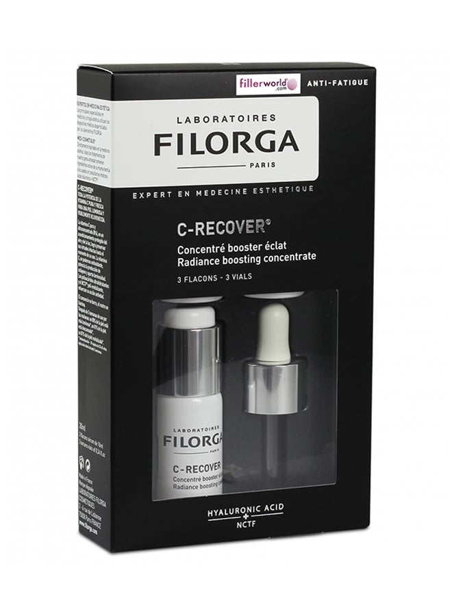 Filorga 3 Vials - C-Recover Anti-Fatigue Radiance Concentrate 10ml - Image 2