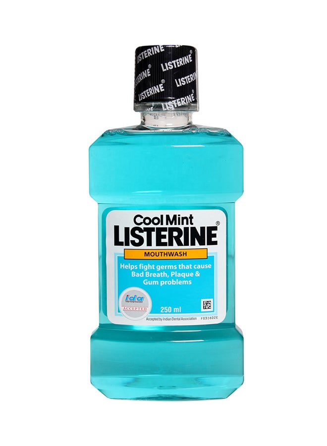 Listerine Cool Mint Mouthwash Blue 250ml 
