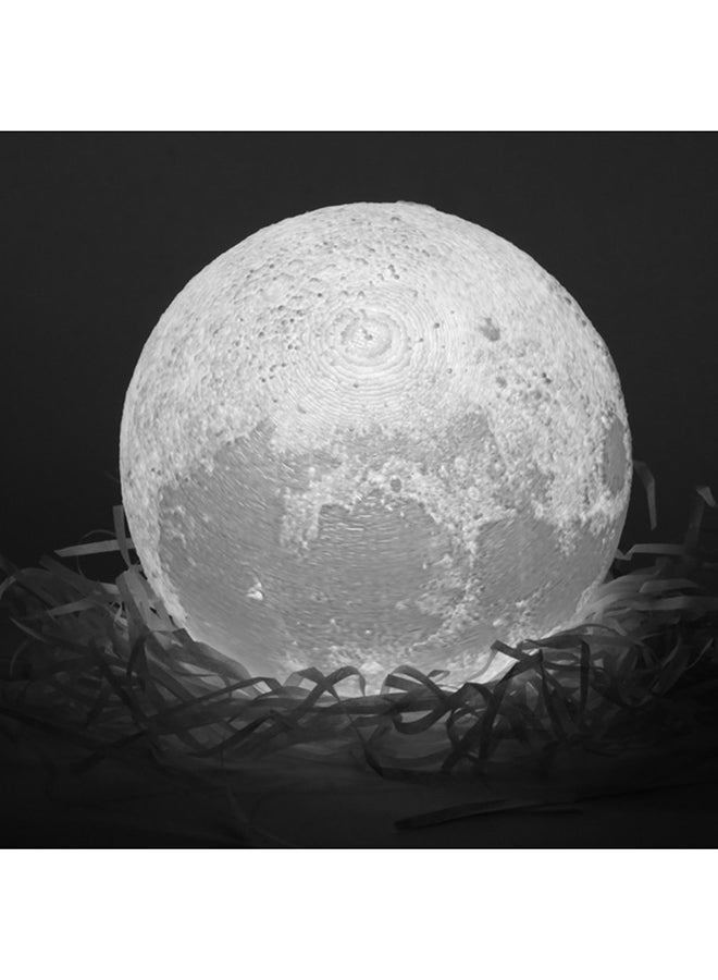 3D Full Moon-Shaped LED Light Lamp With Touch Control White 8cm - v1533806572/N16129337A_1