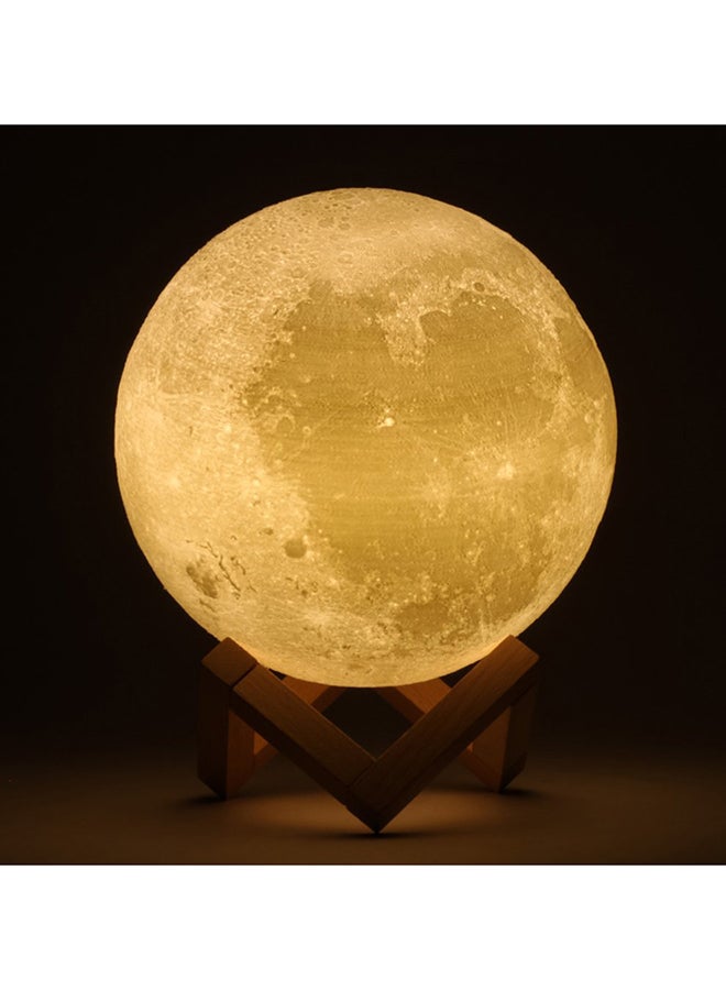 3D Full Moon-Shaped LED Light Lamp With Touch Control White 8cm - v1533806573/N16129337A_2