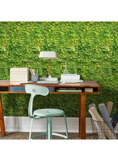 ANSELF Waterproof Self-Adhesive 3D Wallpaper Green/Yellow 43x320cm  - Image 3