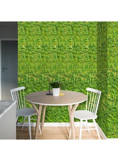 ANSELF Waterproof Self-Adhesive 3D Wallpaper Green/Yellow 43x320cm  - Image 5