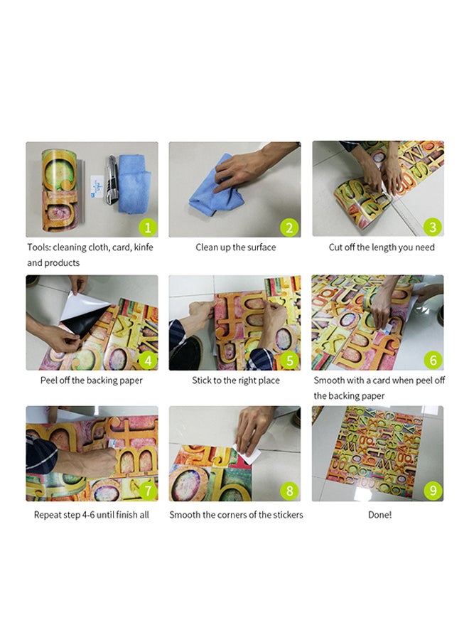 ANSELF Waterproof Self-Adhesive Multi-Purpose Wood Grain Wallpaper Grey - Image 4