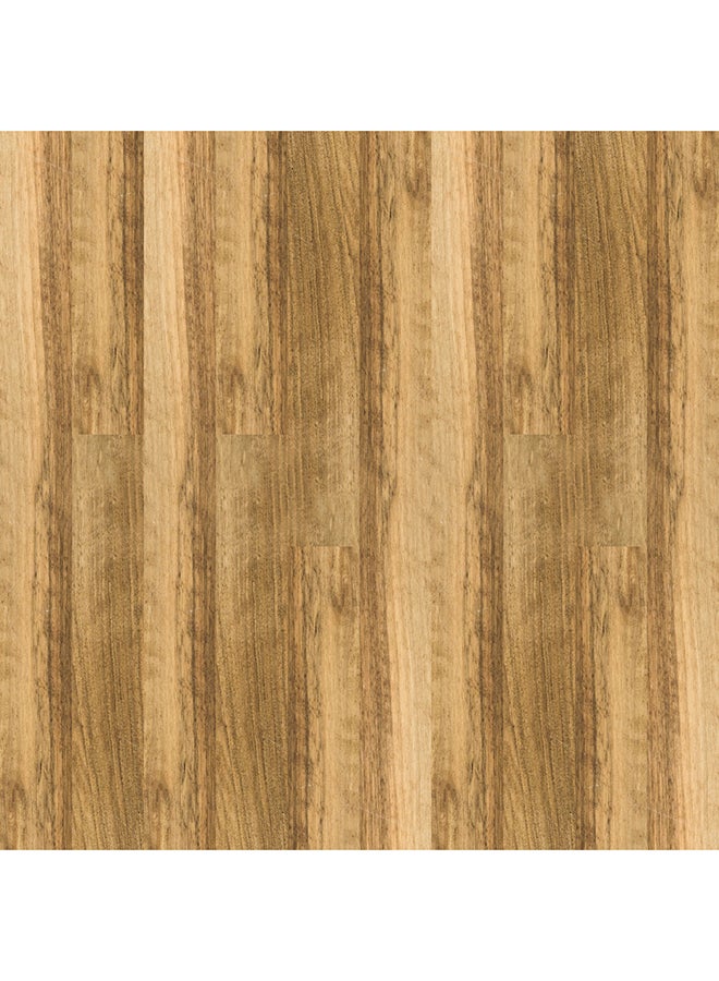 ANSELF Waterproof Self-Adhesive Multi-Purpose Vintage Wood Grain Wallpaper Brown 196.8x7.8inch  - Image 1