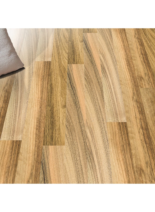 ANSELF Waterproof Self-Adhesive Multi-Purpose Vintage Wood Grain Wallpaper Brown 196.8x7.8inch  - Image 2