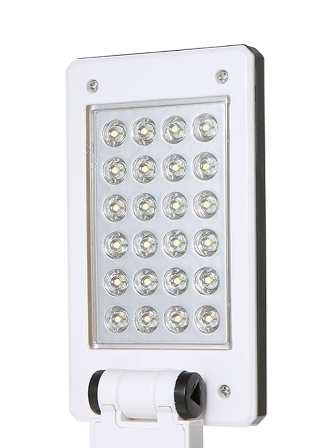 LIXADA - 24 LED Dimmable Folding Desk Lamp White/Black 9.6 x 4.9 x 2.8inch - Image 1