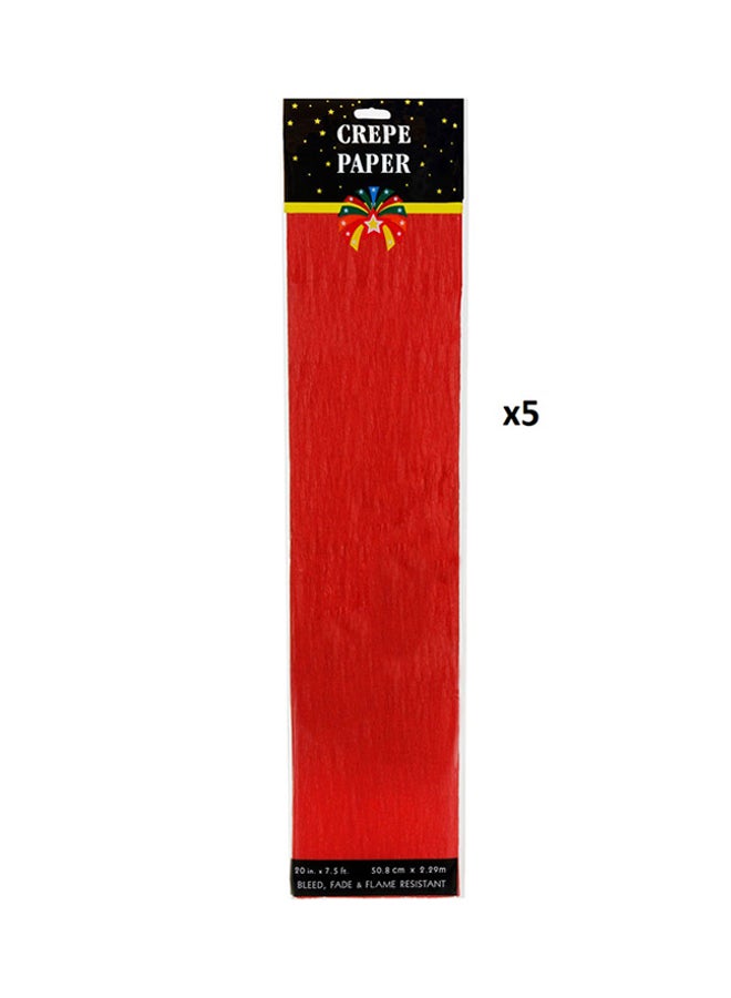 Generic 5-Piece Crepe Paper 