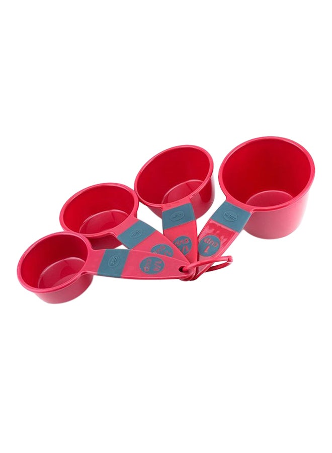 Cuisine Art 4-Piece Measuring Cup Set Red 