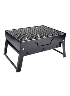 Generic Portable Barbeque Charcoal Grill Black/Silver 35x27.5cm  - Image 1