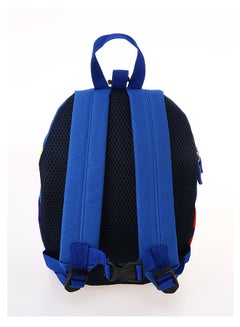 Generic Printed Design Canvas Backpack Blue/Orange  - Image 2