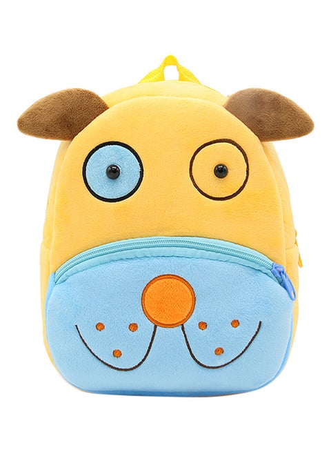 3D Animal Shaped School Backpack Yellow/Blue
