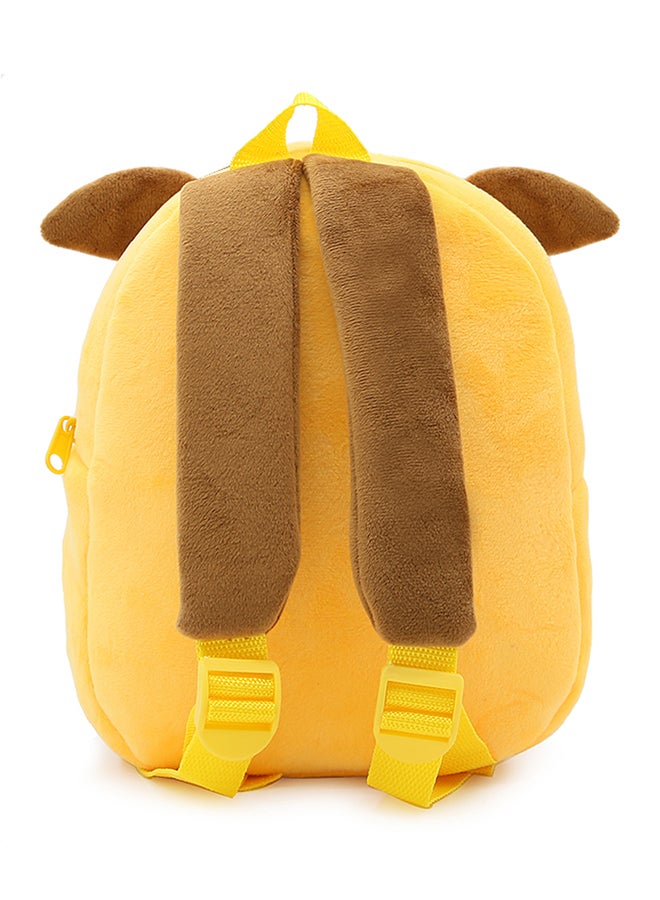 3D Animal Shaped School Backpack Yellow/Blue