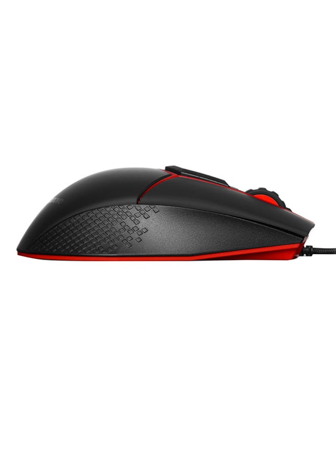 Lenovo - Precision Y Gaming Mouse With LED Backlight Red/Black - Image 1