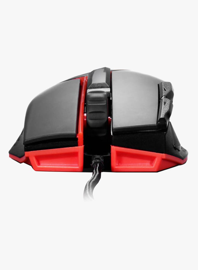 Lenovo - Precision Y Gaming Mouse With LED Backlight Red/Black - Image 1