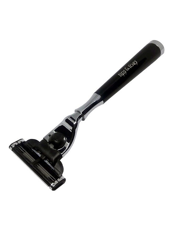 Tips & Toes - Shaving Razor Black/Silver - Image 1