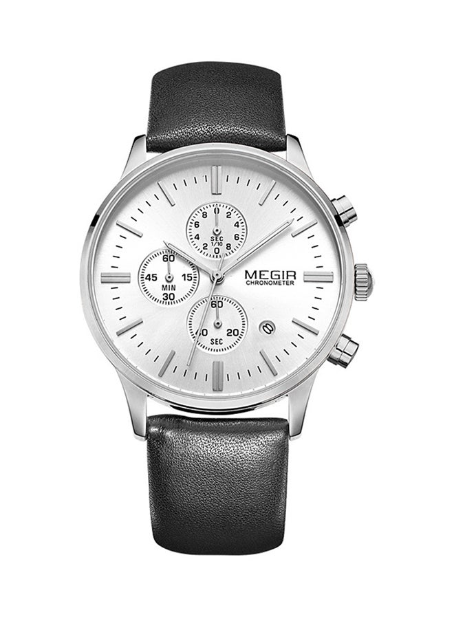 ميجر ساعة كرونوغراف بسوار من جلد البولي يوريثان مقاومة للماء طراز 2011-4 للرجال