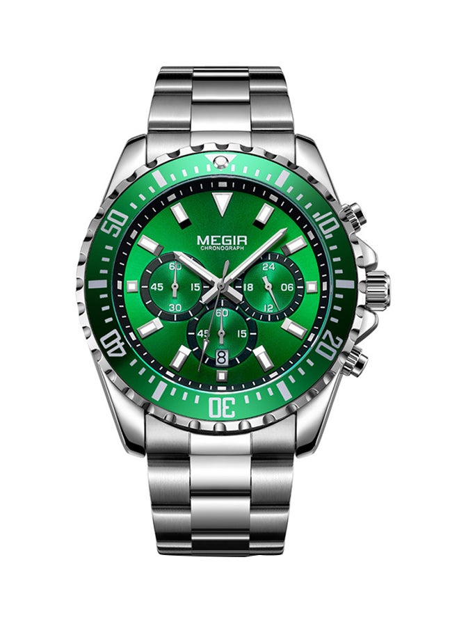 ميجر ساعة كرونوجراف بسوار من الإستانلس إستيل مقاومة للماء طراز 2064-4 men