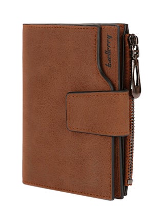 Multifunction Frosted Zipper Closure Wallet Brown - v1533886072/N16242305A_1