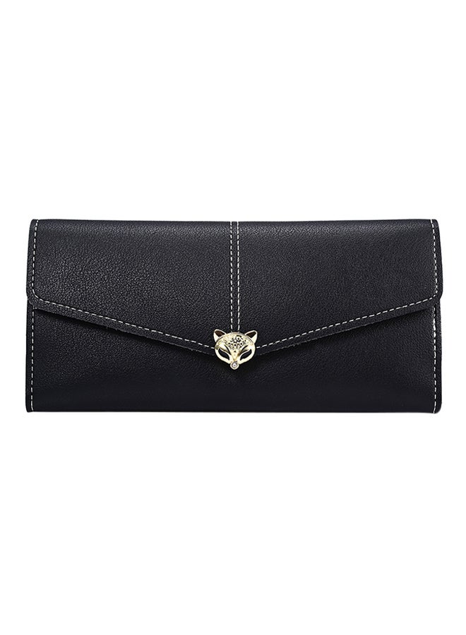 baellerry Flap Closure Wallet Black - Image 1