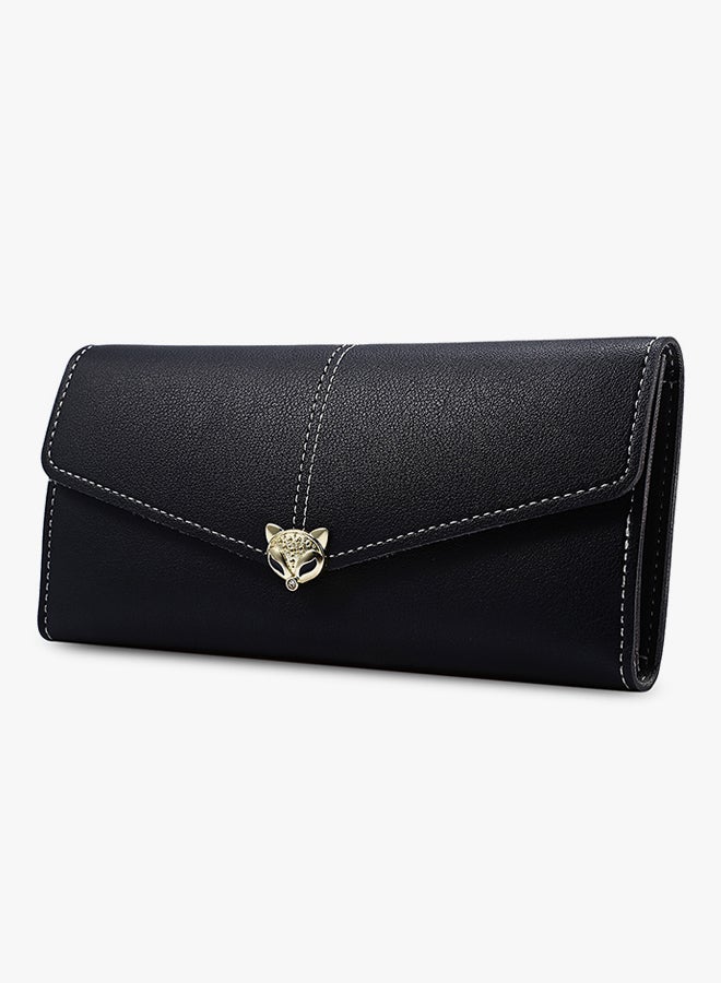 baellerry Flap Closure Wallet Black - Image 3