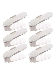 Liying 6-Piece Shoe Organizer Set White 10x14x25cm  - Image 1